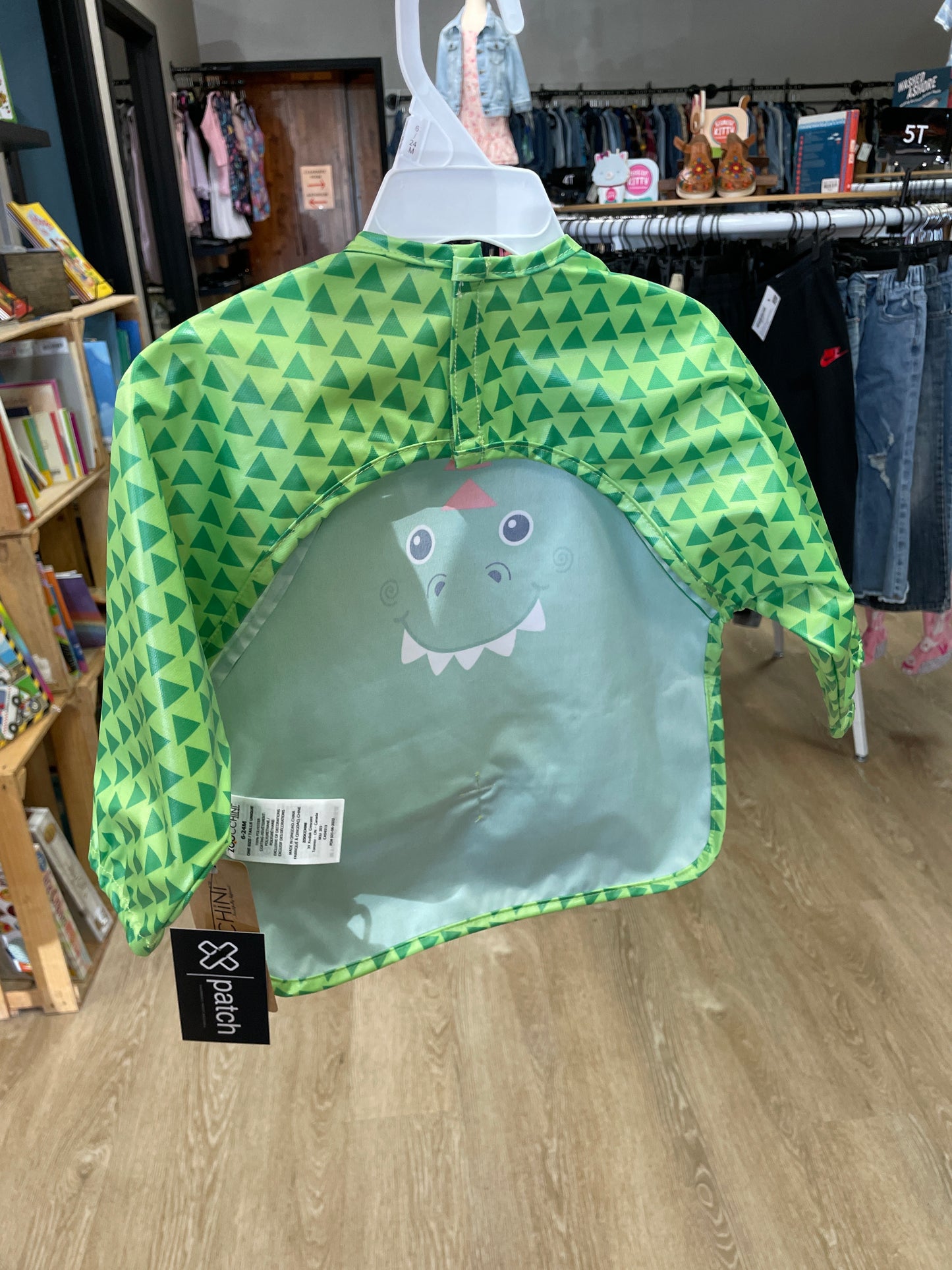 NWT 6-12m Dino Bib Shirt
