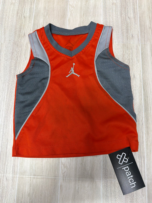 12m Air Jordan Tank Jersey Orange/Grey