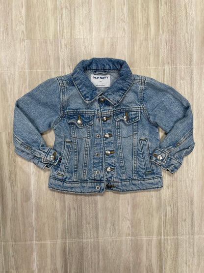 4T Denim Love Embroidered Jacket