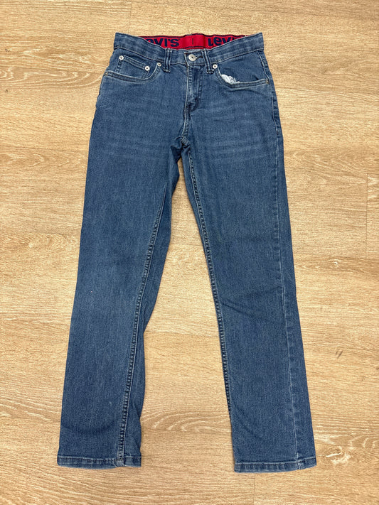 12 Medium Wash Levis Straight Leg Denim