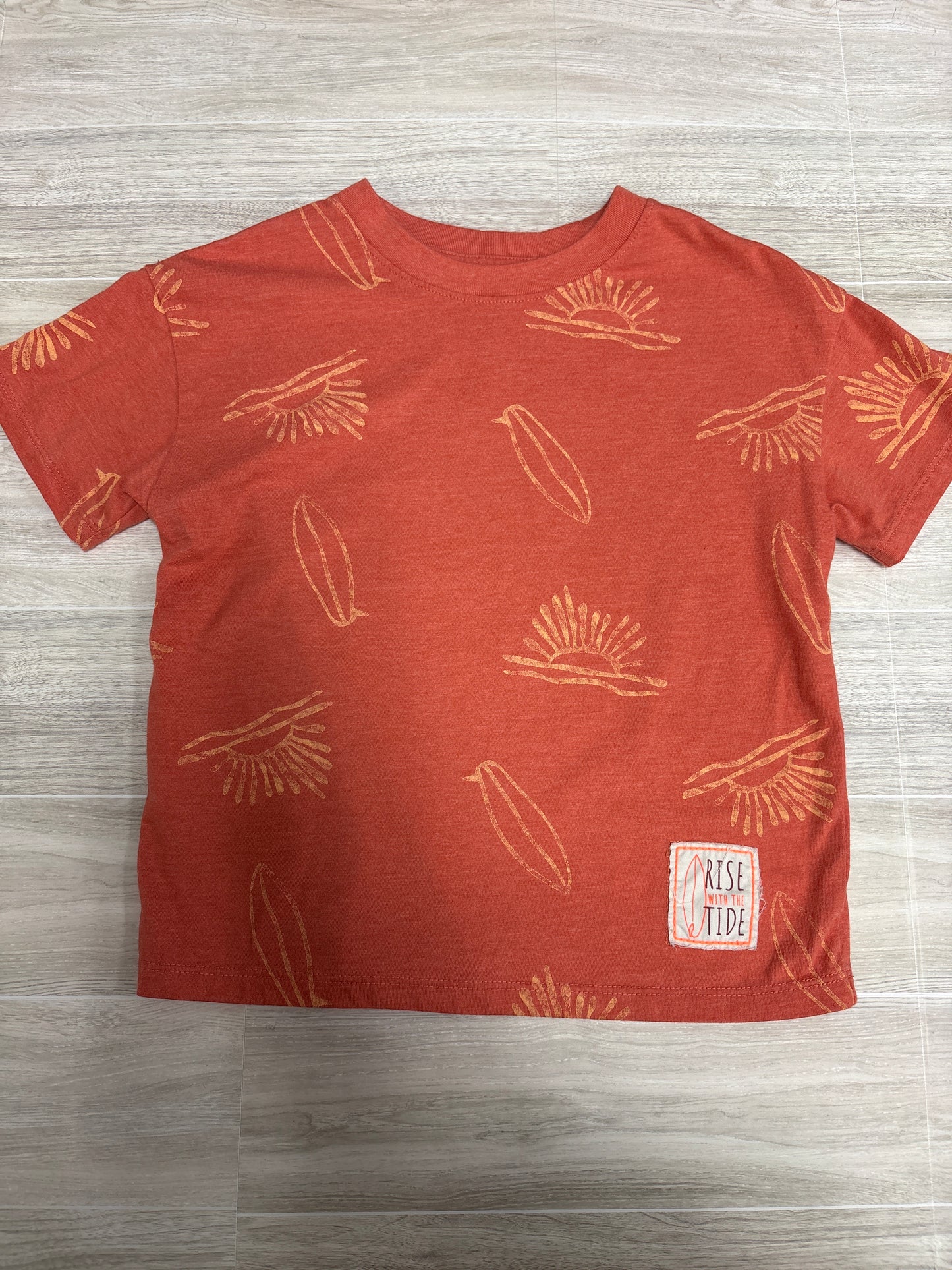4T Orange Rise With The Tide Tee