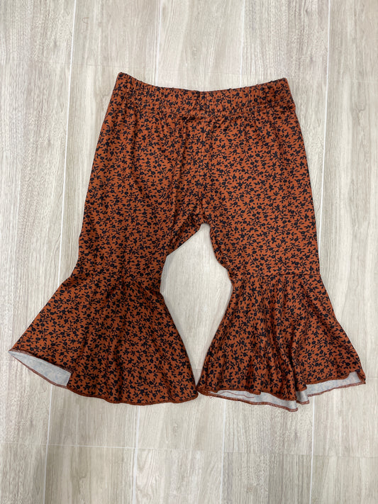 3-6m Bailey's Blossoms Brown Floral Flare Pant