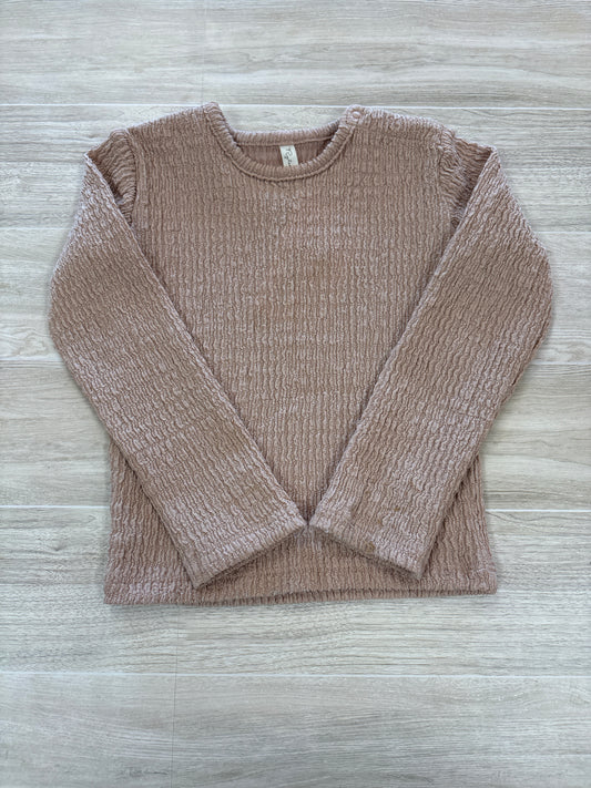 18-24m Rylee + Cru Light Pink Textured Long Sleeve