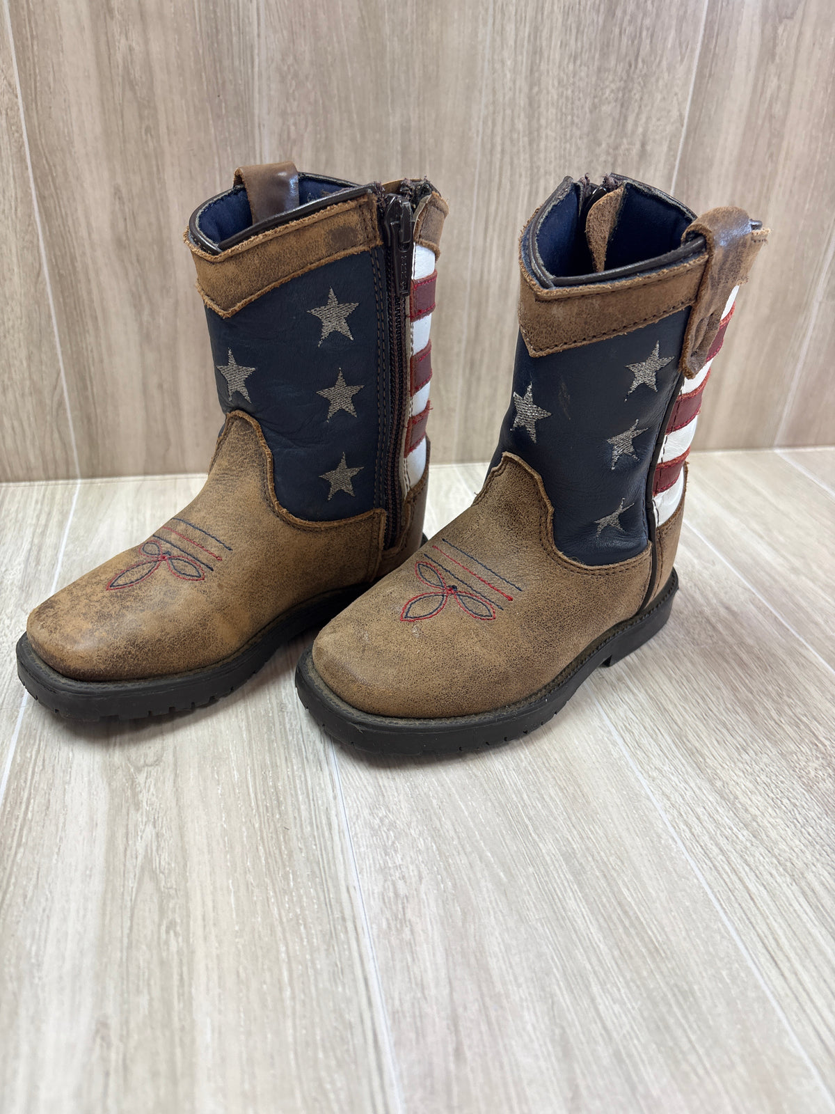 6c Cody James Red/White & Blue Western Boot