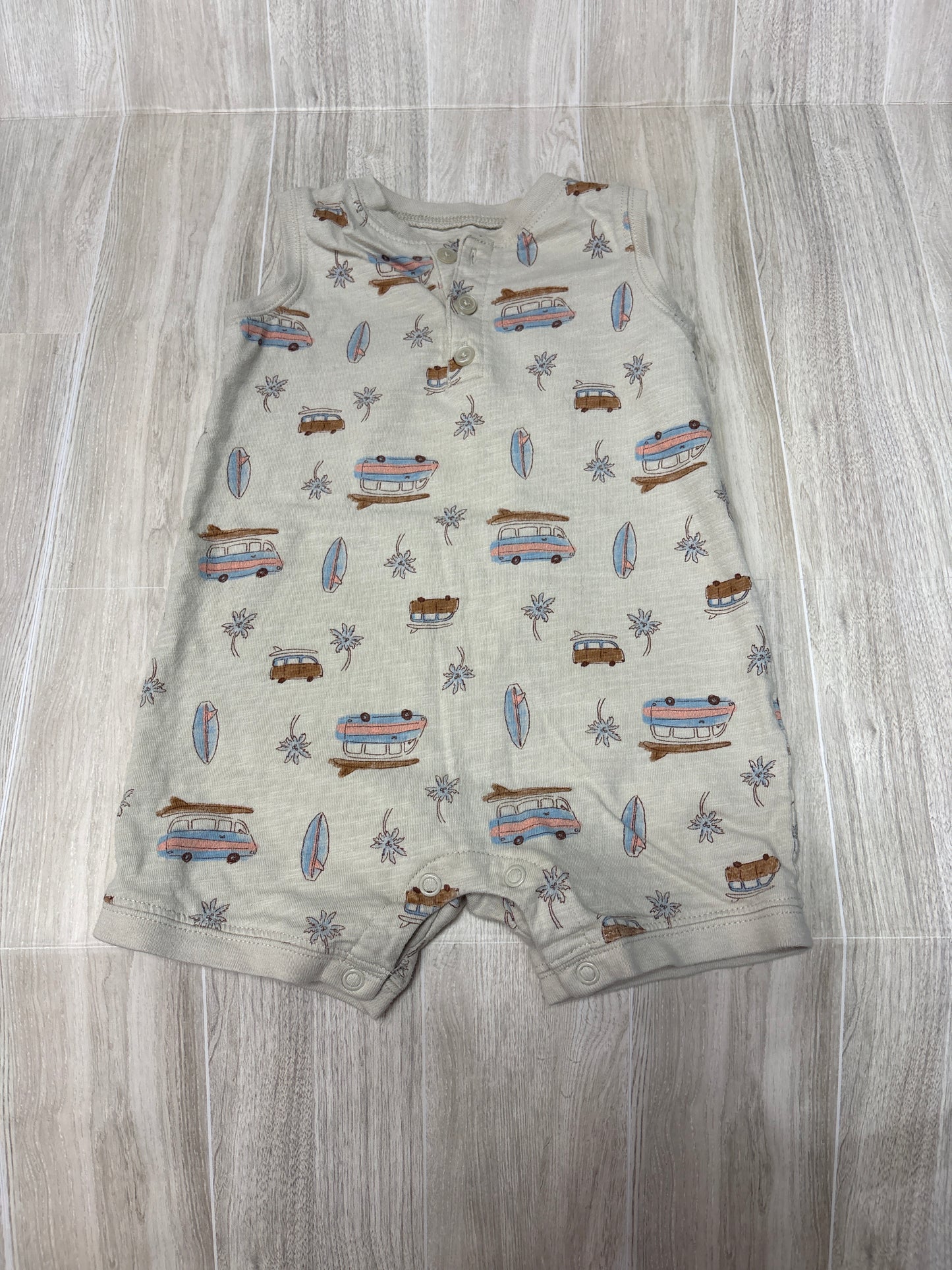 18m Surfer Van Tank Shortie Romper