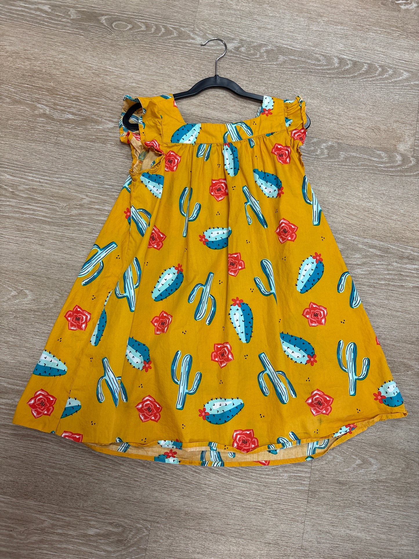 7/8 Wrangler Mustard Cactus Dress