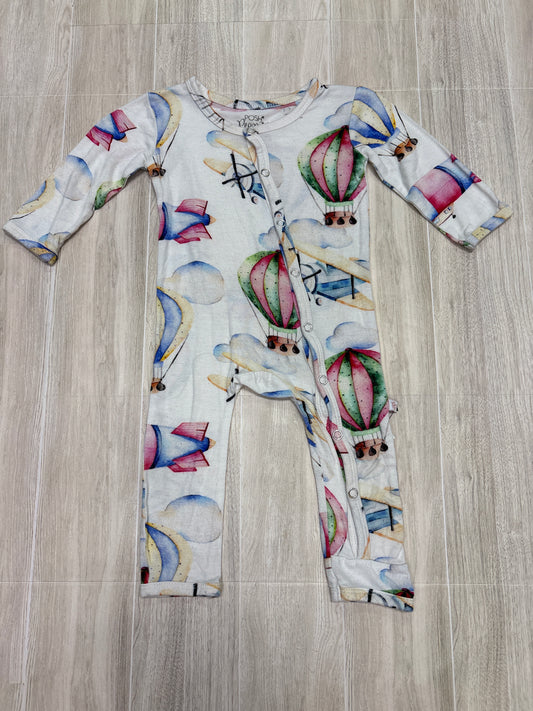 3-6m Posh Peanut VINTAGE Hot Air Balloon Jumper