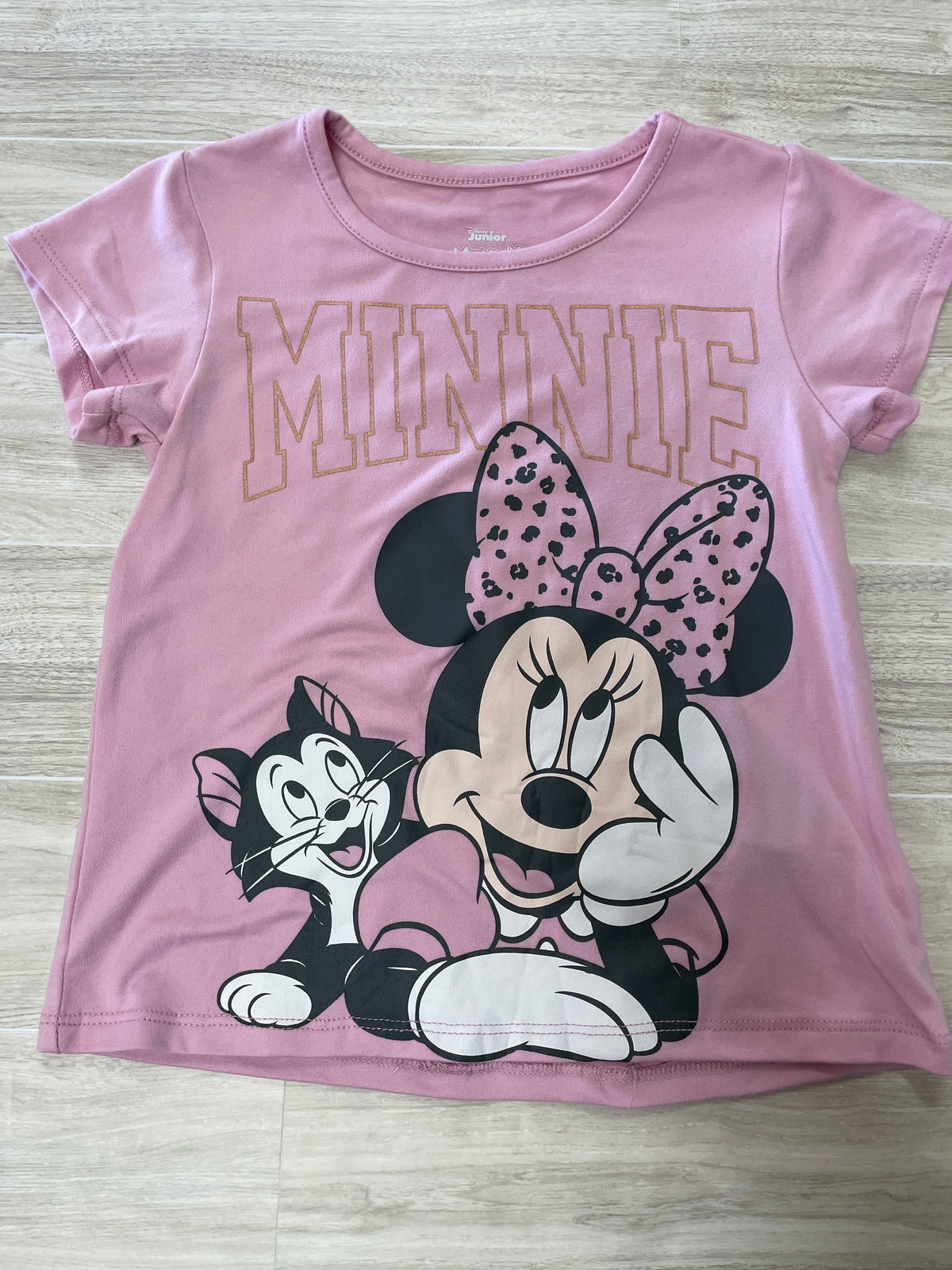 4T Light Pink Minnie Graphic Tee