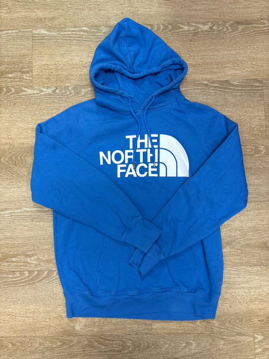 Womens Medium The North Face Blue Graphic Hoodie