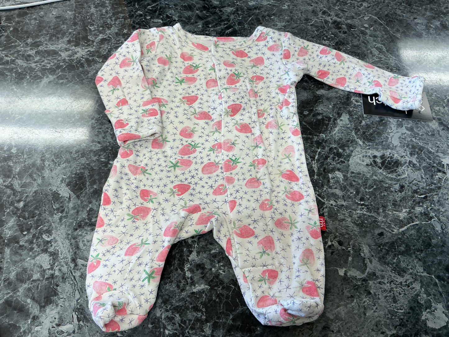 Newborn Magnetic Me Strawberry Pajama