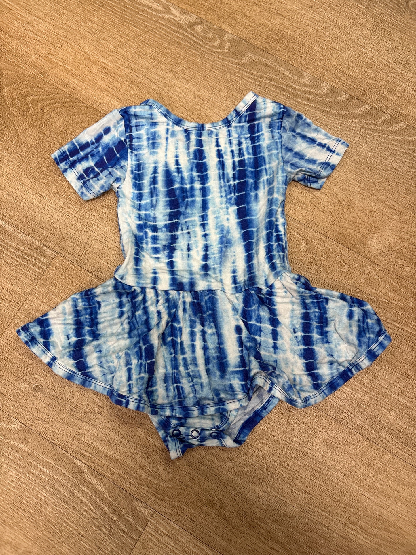 18-24m Muse Threads Blue Tye Dye Dress
