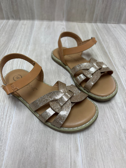 8c Gold Strappy Sandal