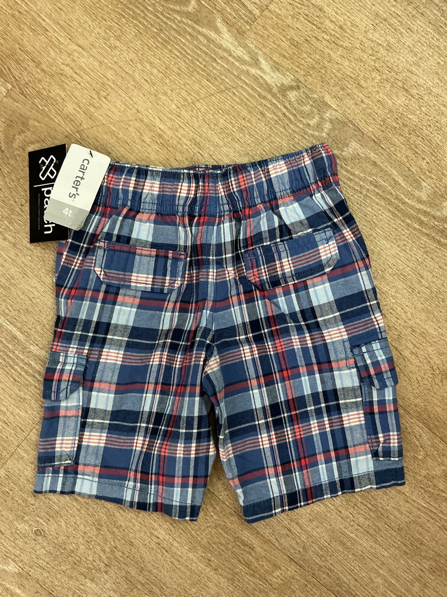 nwt-4t-plaid-shorts