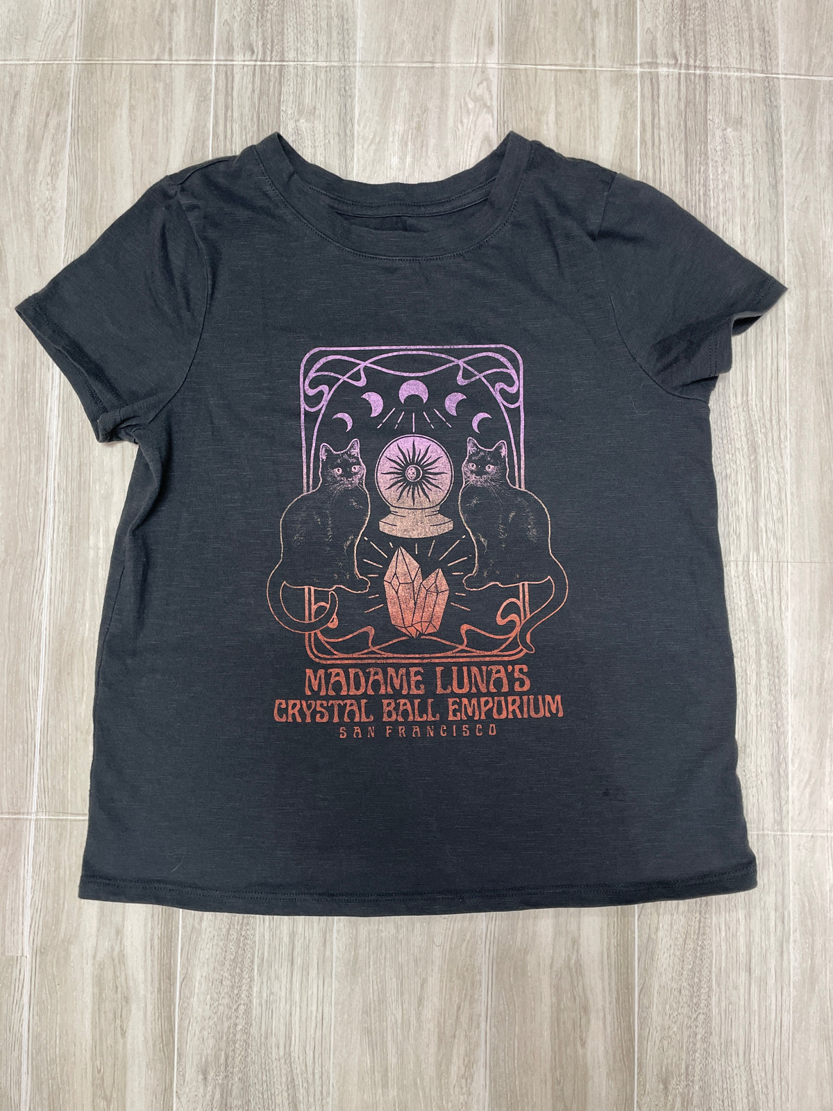 10/12 Charcoal Grey Mystical Cat