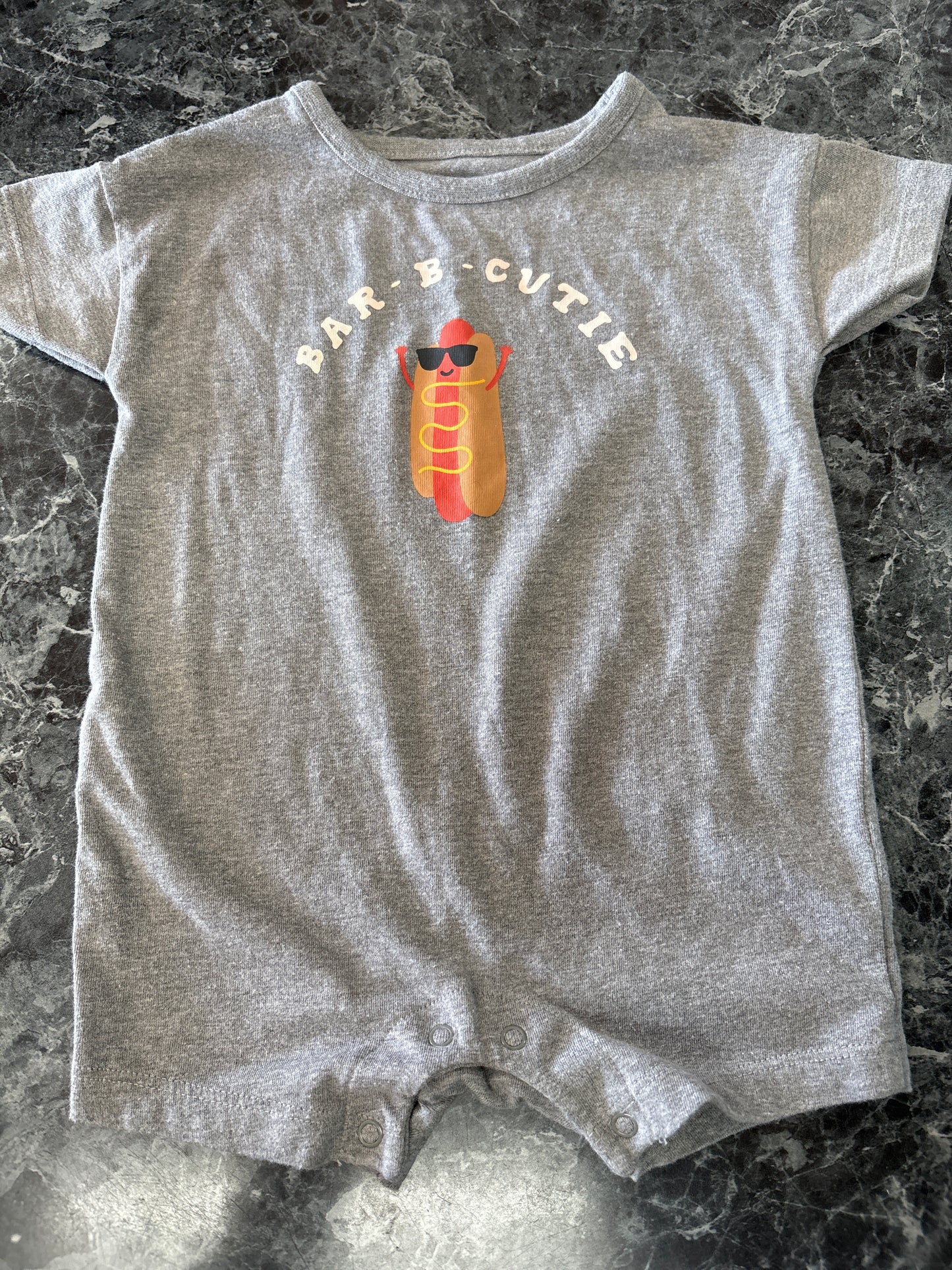 3-6m Bar-B-Cutie Shortie Romper