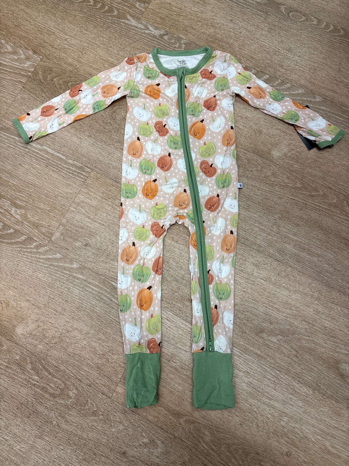 12-18th Birdie Bean Fall Pumpkin Pajama