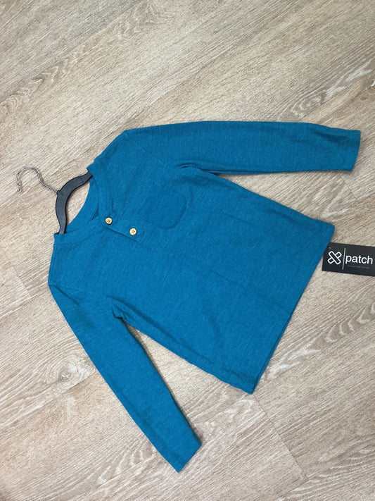 5T Blue Button Long Sleeve