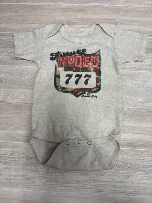 6m Rodeo 777 Graphic Onesie