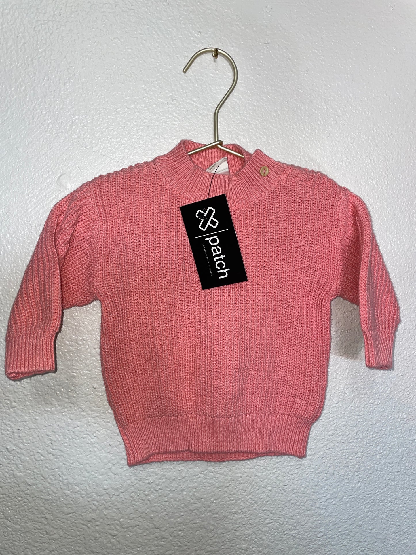 6m Pink Knit Sweater