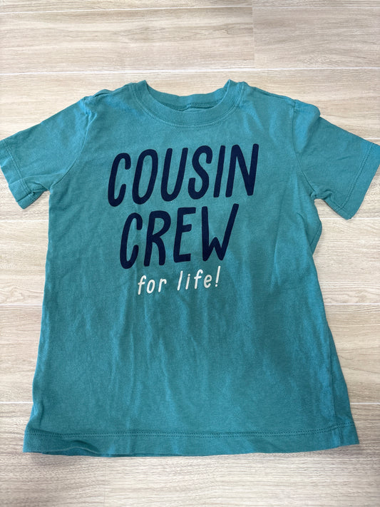 3T Teal Cousin Crew Graphic Shirt