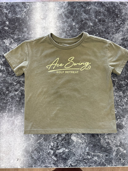 2T Ace Swing Olive Graphic Tee