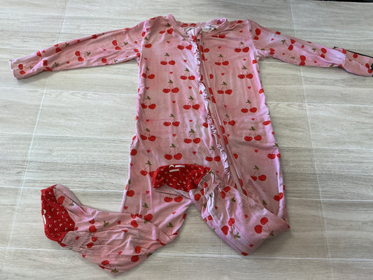 18-24m Posh Peanut Cherry Pajama Romper