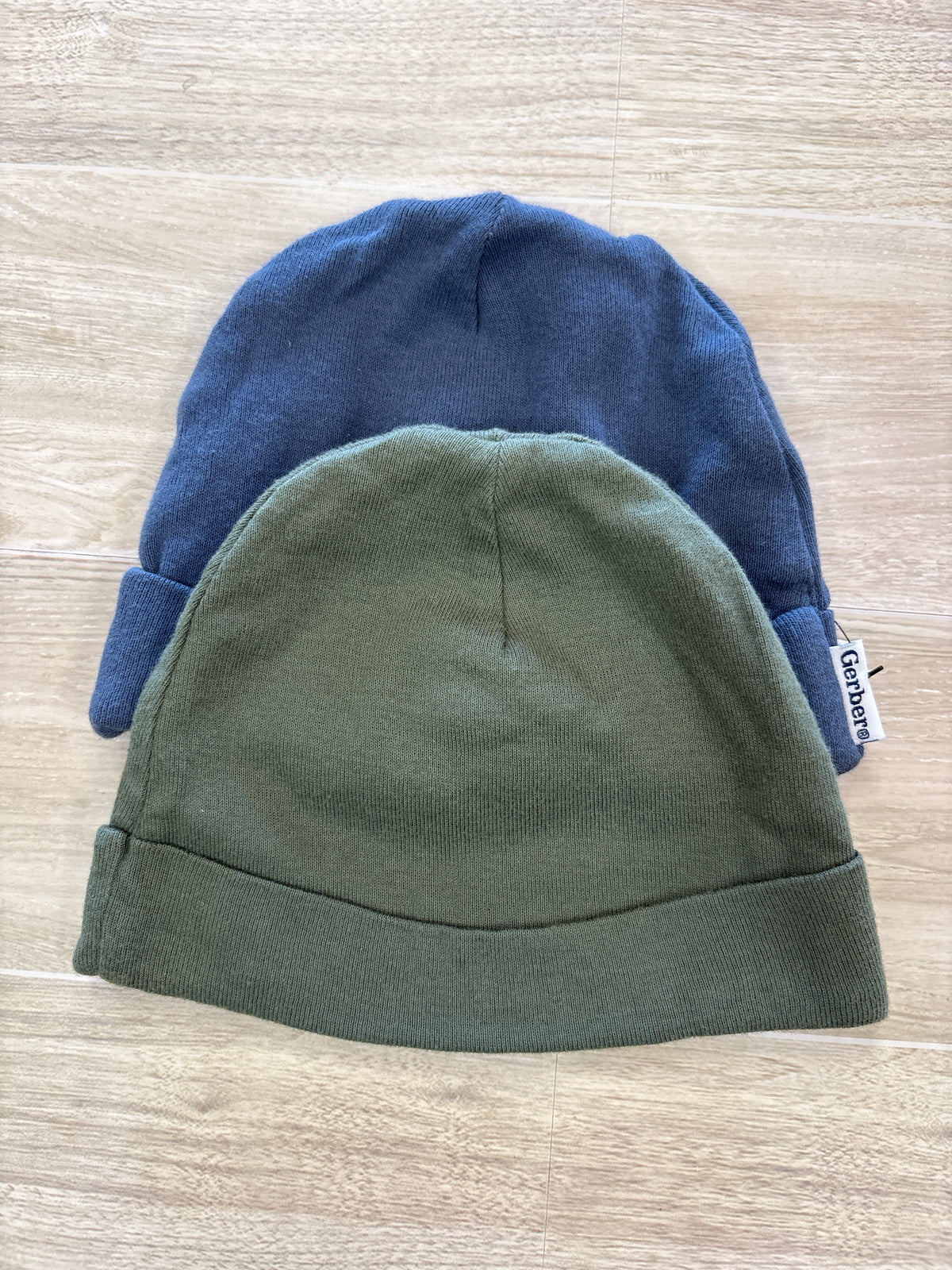 Infant Beanie 2 Pack Navy/Olive