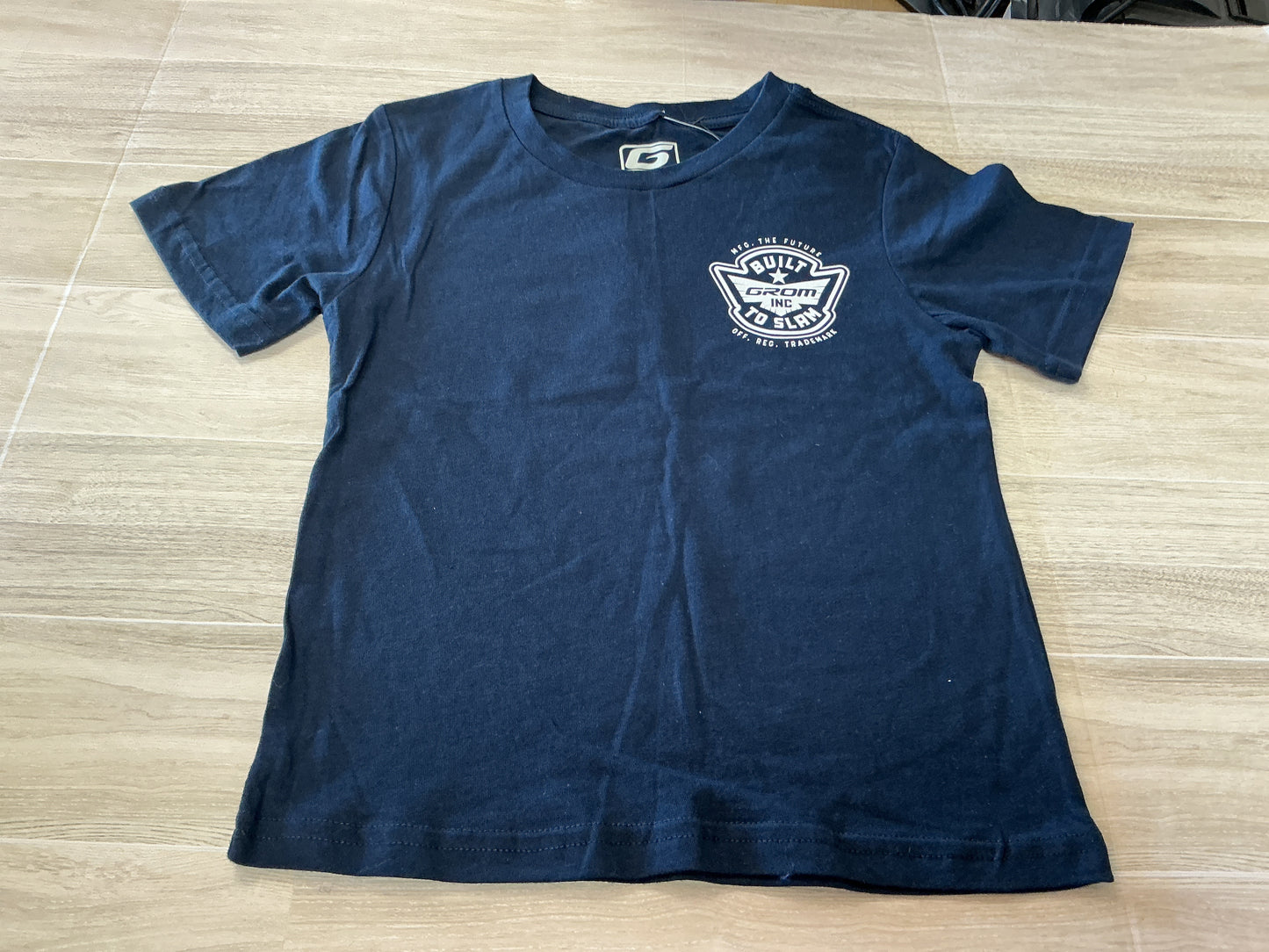 NWT 4T Grom Navy Blue Graphic Shirt