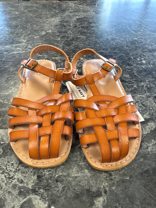 NWT 10c Brown Strappy Sandals