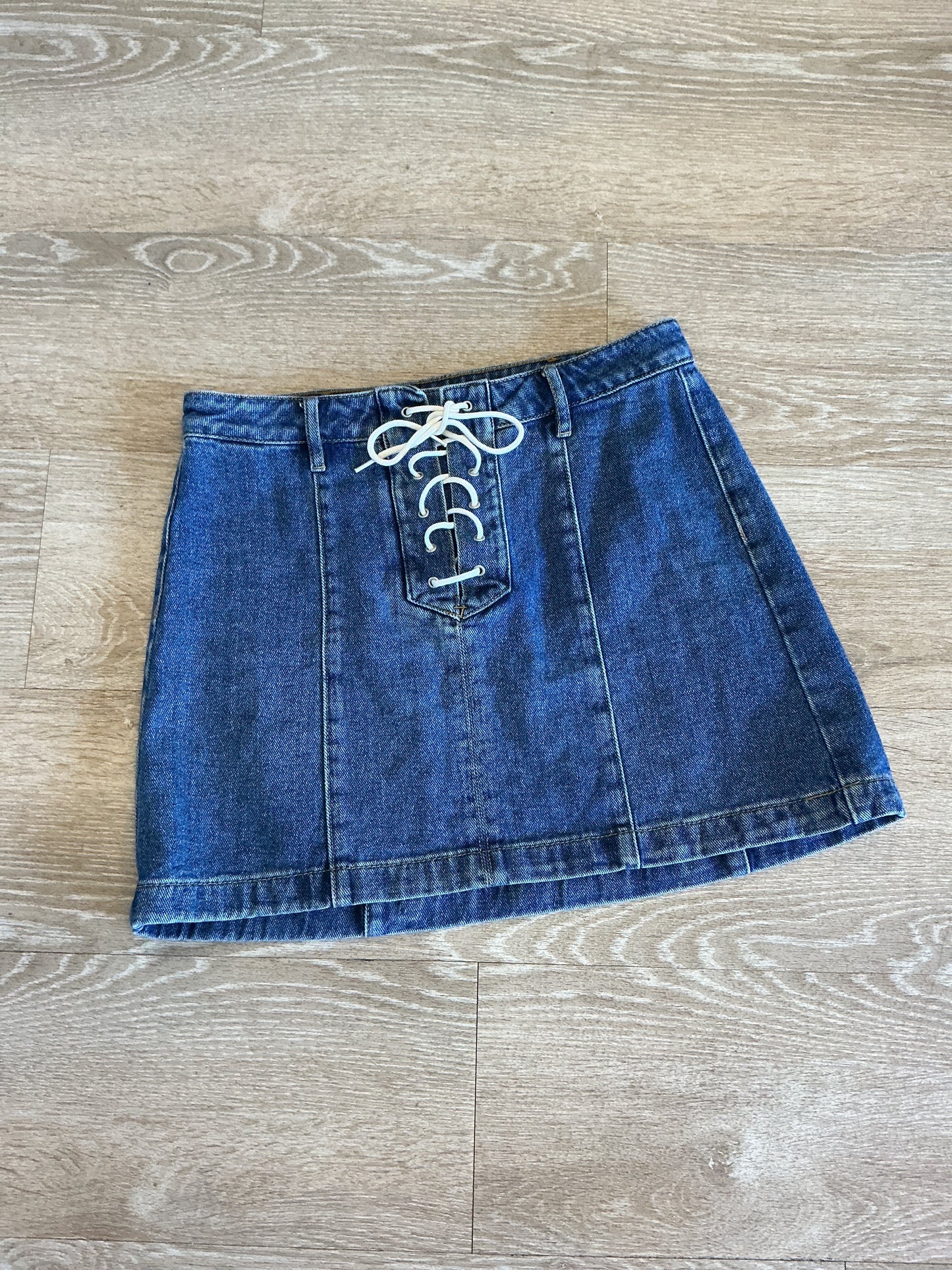 Womens 26 Kendall & Kylie Front Tie Denim Skirt