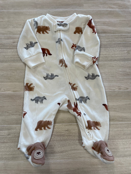 Newborn White Bear Pajama