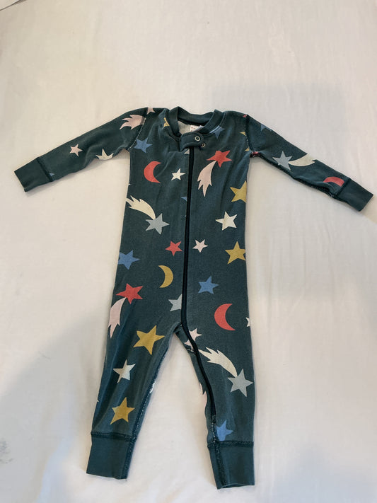 18-24m Hanna Andersson Moon & Stars Pajama Romper