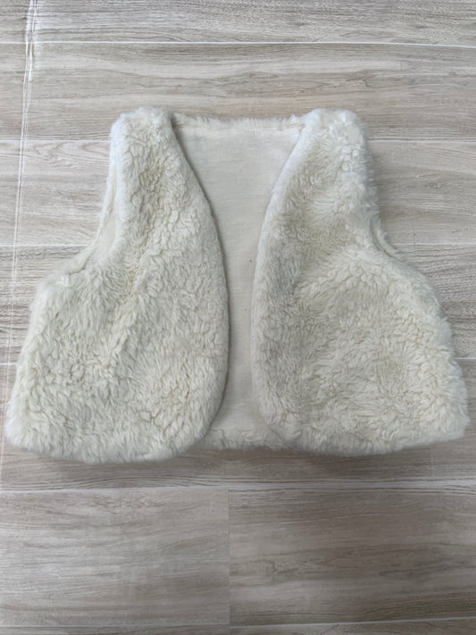 2T Cream Fur Vest