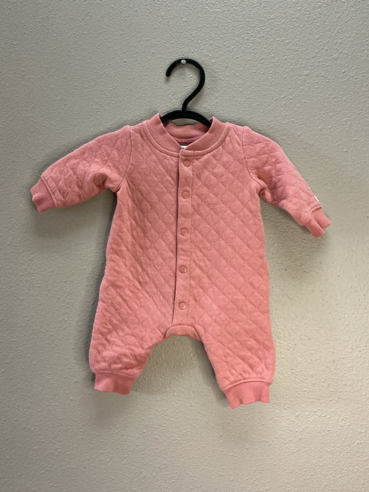 Newborn Mauve Quilted Romper
