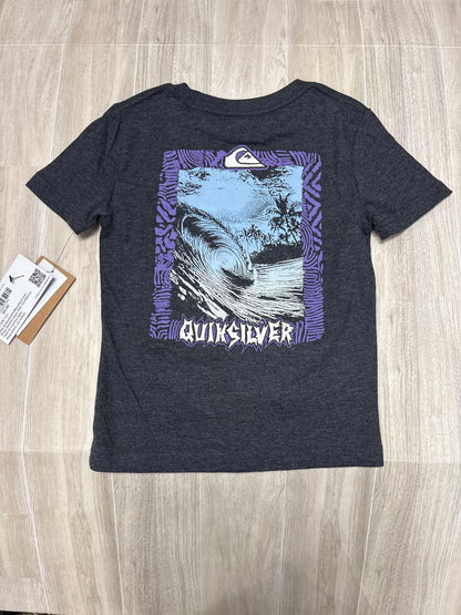NWT 4T Quicksilver Charcoal Grey Graphic Tee