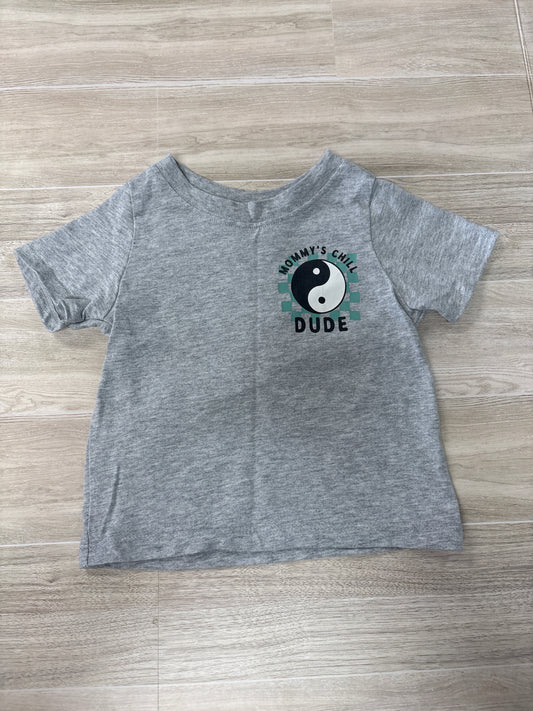 12m Light Grey Mommys Chill Dude Graphic Tee