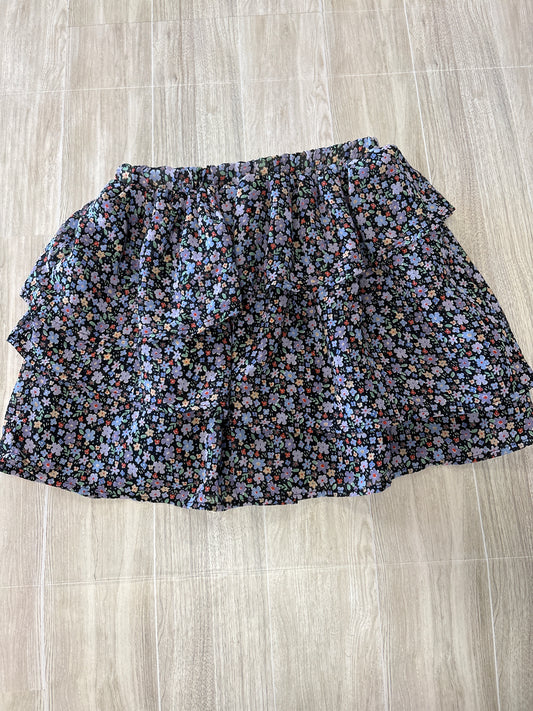 5T Purple Floral Twirl Skirt