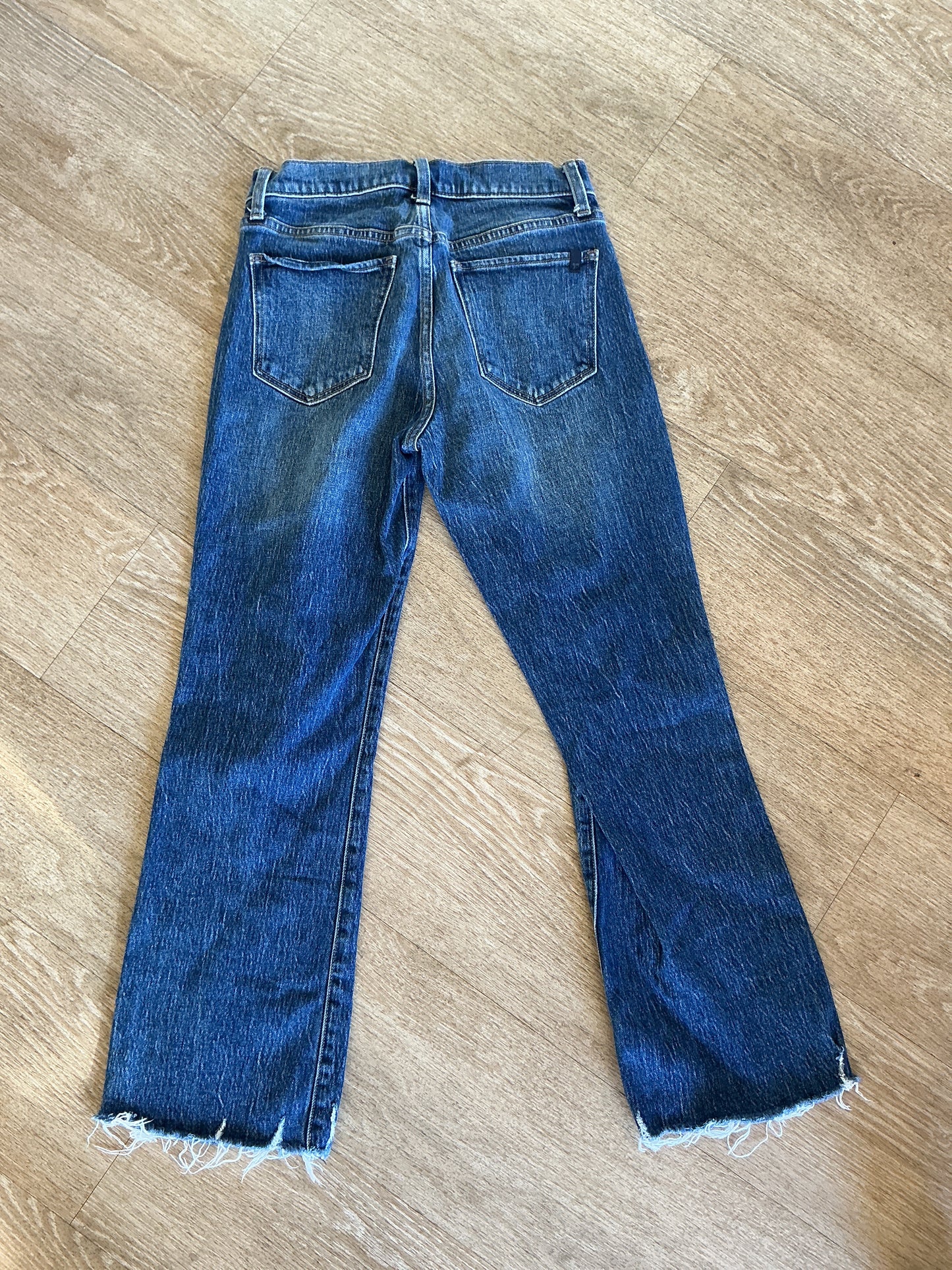Womens 26 High Rise Bootcut Denim Pants
