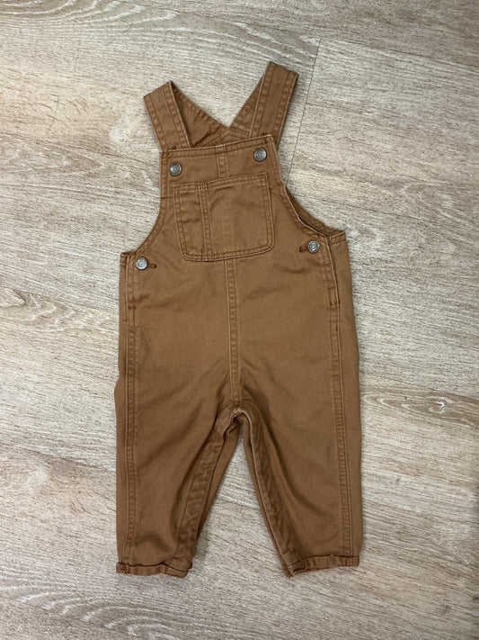 6-12m Overalls - Caramel