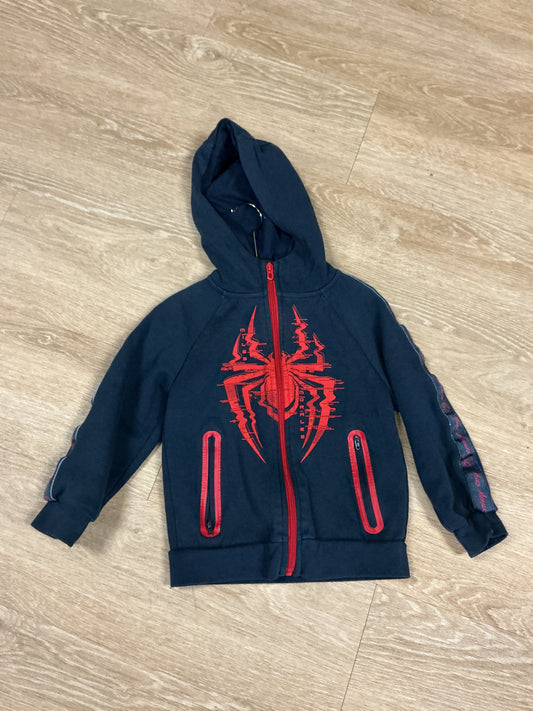 5T Spiderman Zip Up Jacket