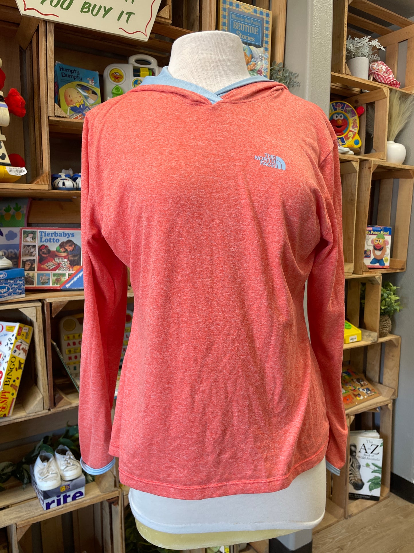 Womens Medium The North Face Dark Salmon Hoodie