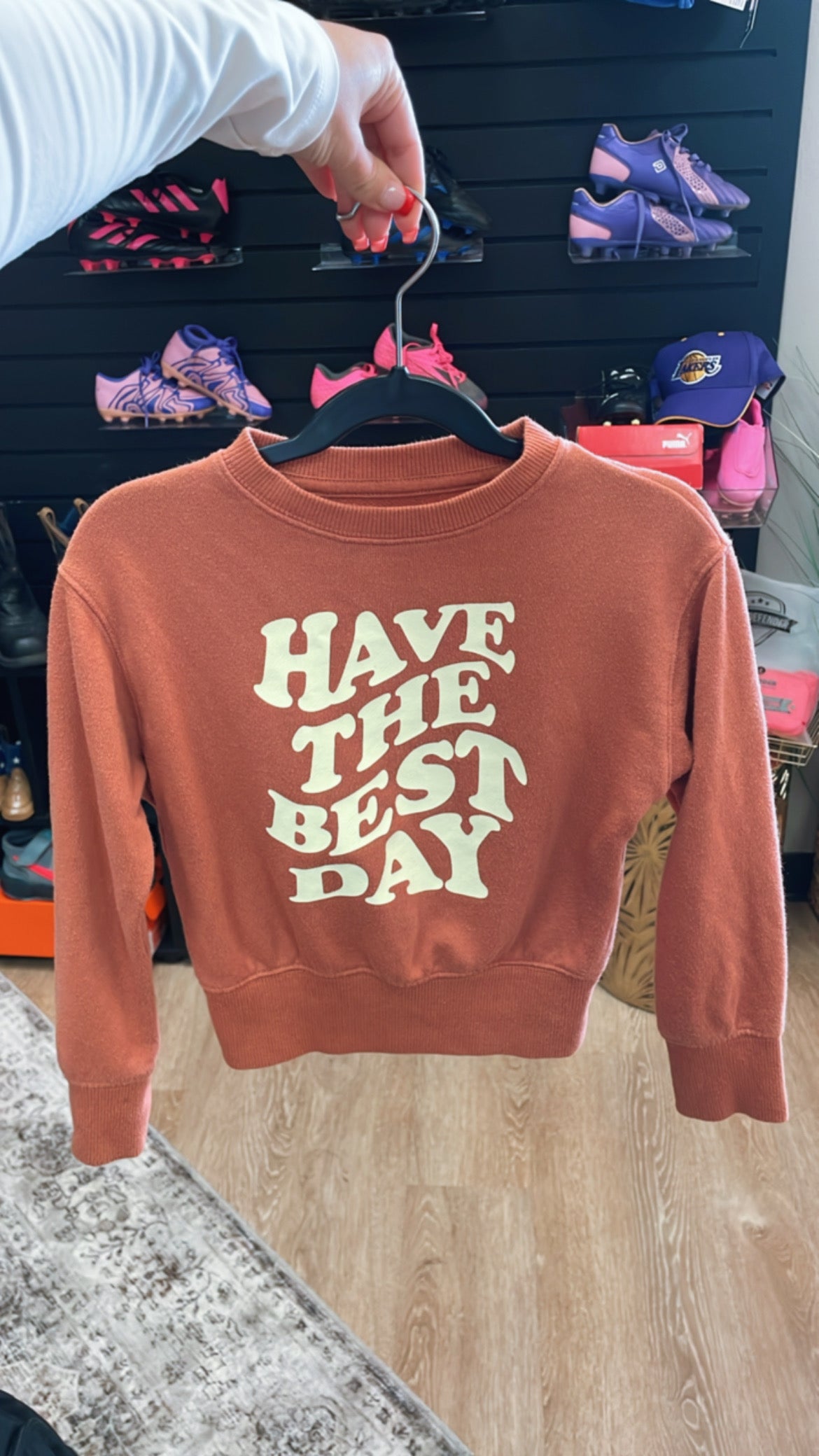 4/5T Have the Best Day Crewneck