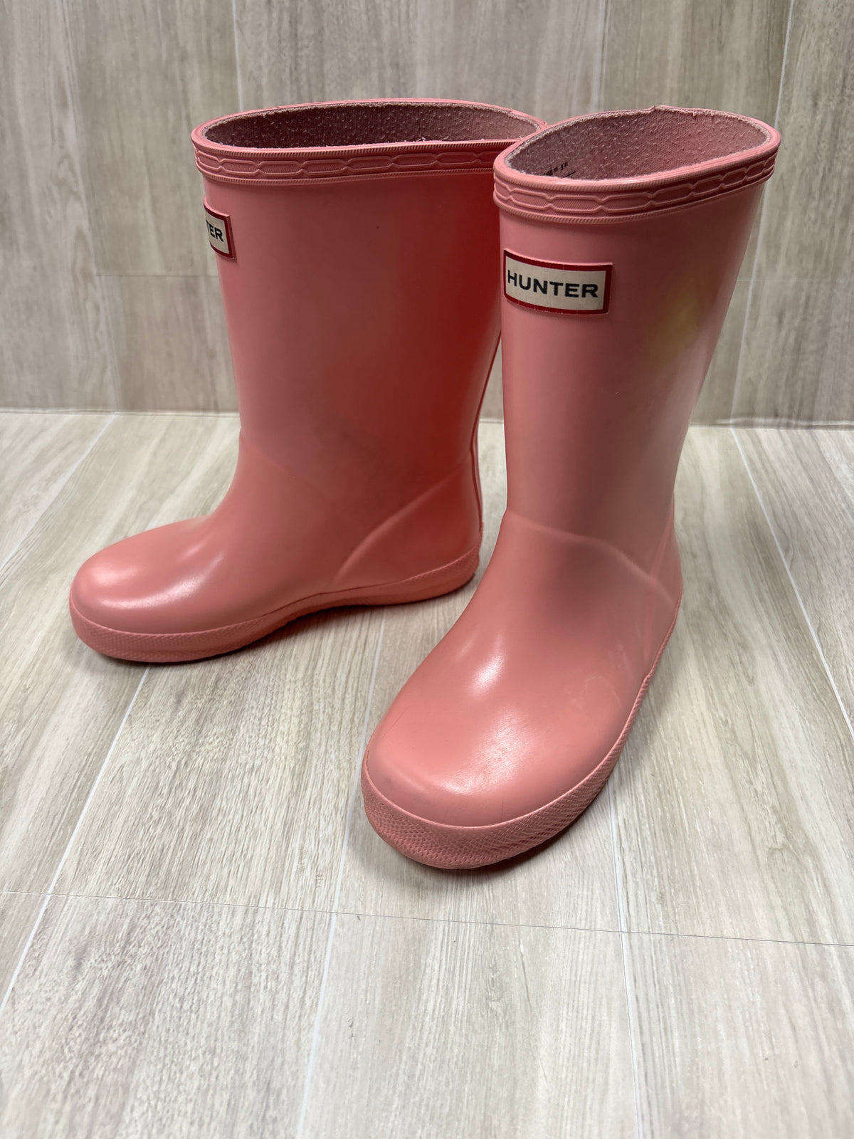 10c Pink Hunter Boots - Blemish