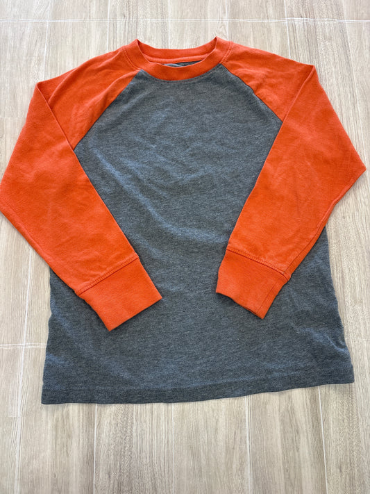 6/7 Grey/Orange Long Sleeve