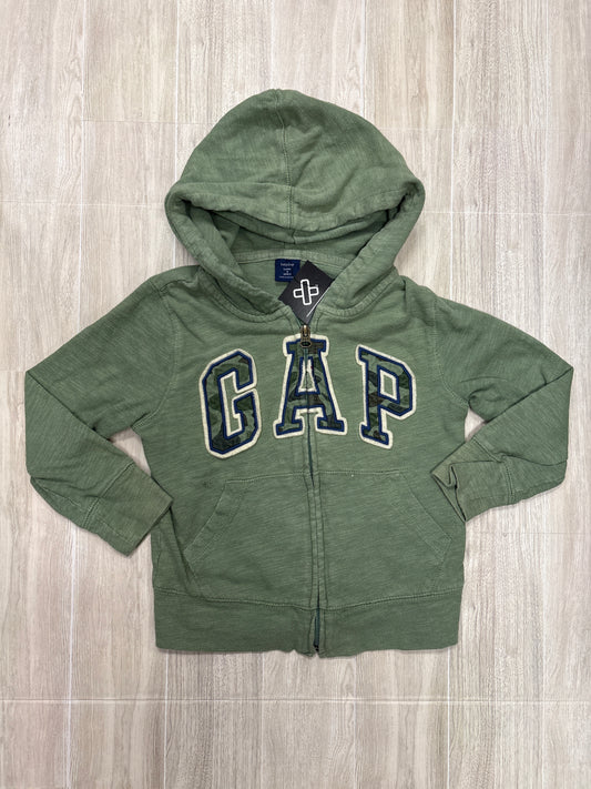 4T GAP Green Zip Up Hoodie