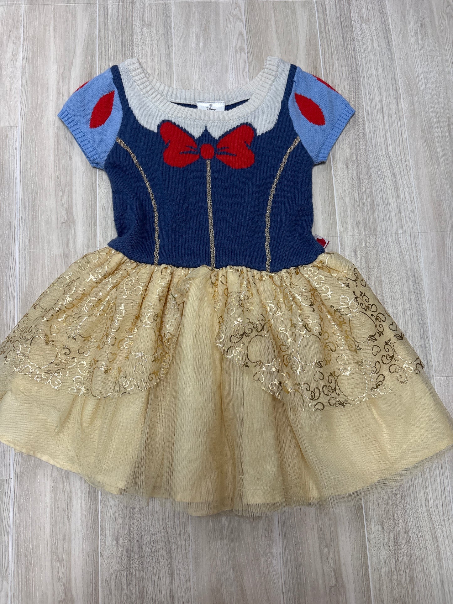 3T Snow White Knit Twirl Dress