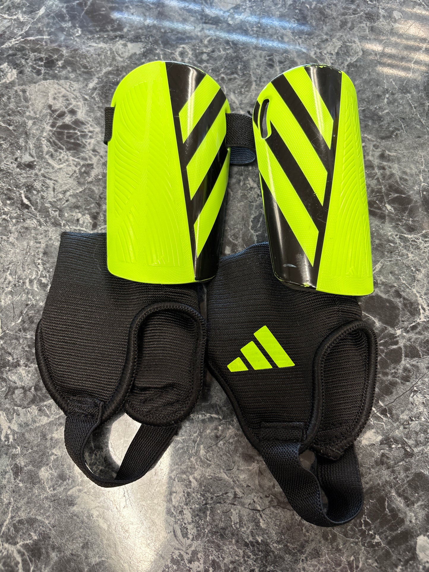 Adidas Shin Guards - Lime Green