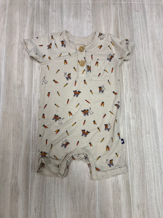 12-18m Larksput Cream Carrots Shortie Romper - Blemish