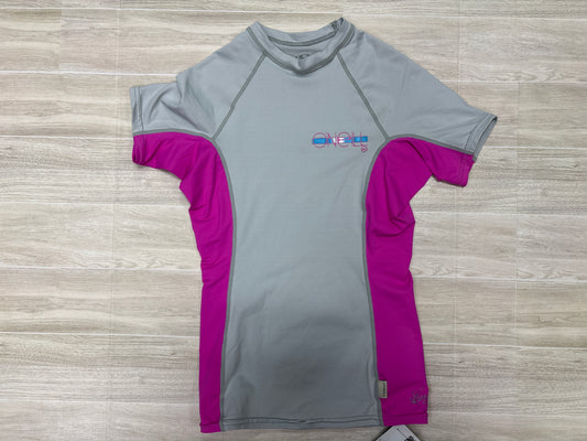 10/12 O'Neil Pink/Grey Rashguard Top