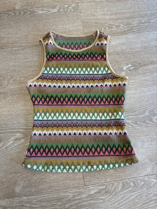 Womens Small Printed Tank